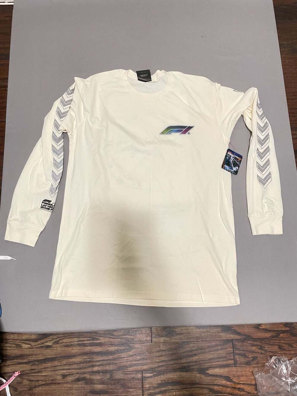 Formula 1 Las Vegas Grand Prix Classic Cream Long Sleeve T-Shirt